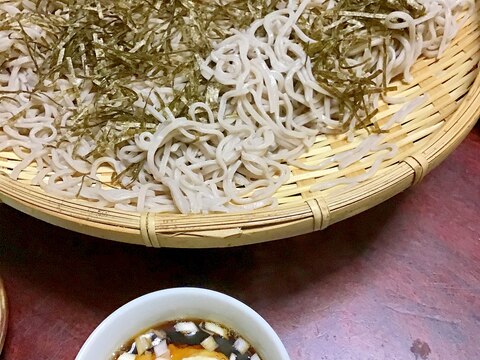 深大寺蕎麦の大和芋のトロロそば。